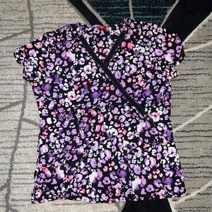 Pink/purple 💗💜 dickies scrub top
